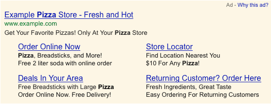 Google's Enhanced Sitelinks Ad Extensions
